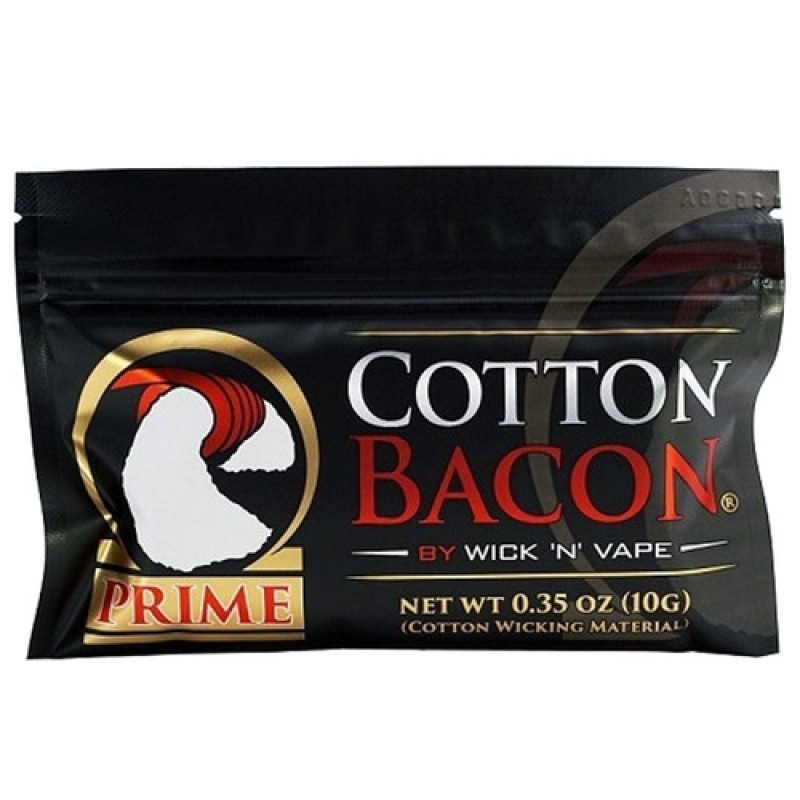Wick 'n' Vape Organic Cotton Bacon PRIME...